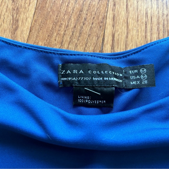 Zara blue dress, size M - Picture 2 of 2
